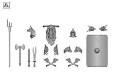 Load image into Gallery viewer, XesRay Studio Fight For Glory 7 inch action figure wave3 Quartermaster Kit A