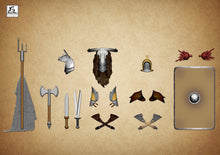 Load image into Gallery viewer, XesRay Studio Fight For Glory 7 inch action figure 3rd wave grand set