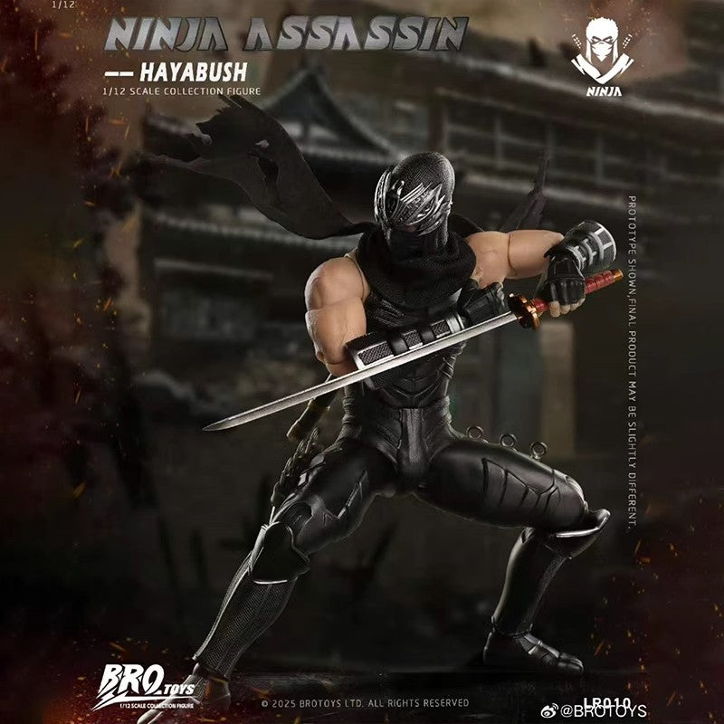 Brotoys 1/12 Ninja Assassin Falcon LR010 HAYABUSH action figure