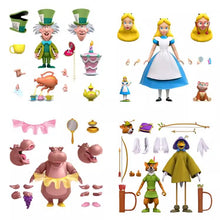 Load image into Gallery viewer, Disney ULTIMATES! Wave 2 Set of 4 Figures BY SUPER7 - BRANDS DISNEY, ALICE IN WONDERLAND
