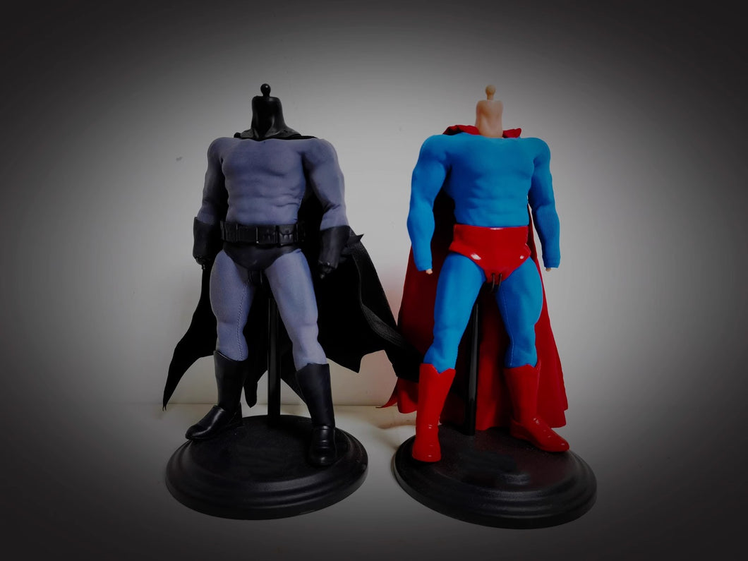 Psertoys 1/12 Scale Batman VS Superman Classic Comic Action Figures