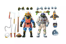 Load image into Gallery viewer, Teenage Mutant Ninja Turtles Samurai Adventure Michelangelo vs Space Adventure Donatello 1/12 Scale Action Figures
