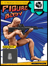 Load image into Gallery viewer, NW Toys 1/12 Medium Muscle Body Product Model: NW002 (2nd Edition) New Accessories added
