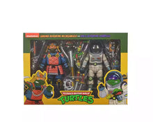 Load image into Gallery viewer, Teenage Mutant Ninja Turtles Samurai Adventure Michelangelo vs Space Adventure Donatello 1/12 Scale Action Figures
