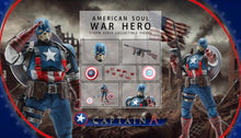 Load image into Gallery viewer, JM TOYS 1/12 Scale JM003 American Soul War Hero Skeleton Captain America Clothed Action Figure
