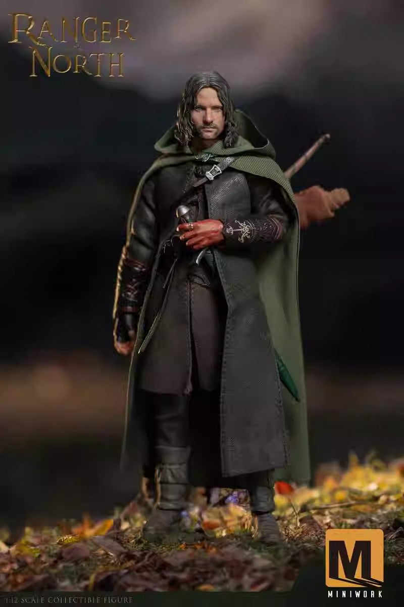 Miniwork 1/12 Lord of the Rings Northern Ranger Collectible Clothed Action Figure MW-001