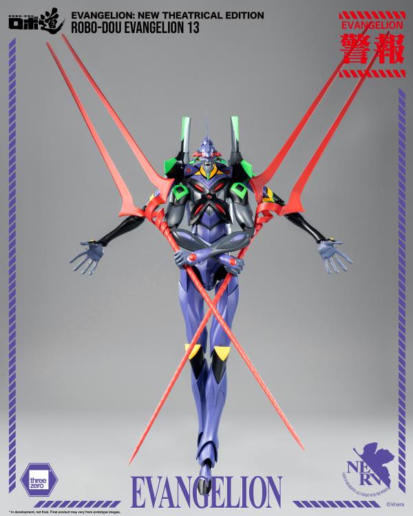 Reconstruction de la figurine d'action Evangelion ROBO-DOU Evangelion 13 PAR THREEZERO - MARQUE NEON GENESIS EVANGELION 