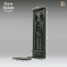 Load image into Gallery viewer, City of Shadows Dark Window 2.0 Diorama Base BY TOYS NEST
