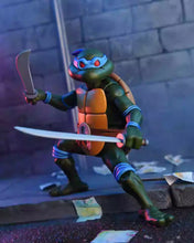 Load image into Gallery viewer, Teenage Mutant Ninja Turtles: 1988 Animation Leonardo Pizza Club VHS Version 54325 BY NECA - BRAND TEENAGE MUTANT NINJA TURTLES
