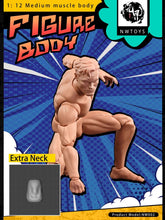 Load image into Gallery viewer, NW Toys 1/12 Medium Muscle Body Product Model: NW002 (2nd Edition) New Accessories added
