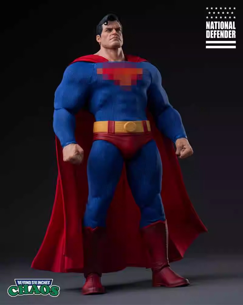 CHAOS Studio 1/12 Scale National Protection Ambassador National Defender Superman Cloth Styling Action Figure