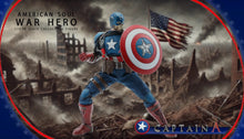 Load image into Gallery viewer, JM TOYS 1/12 Scale JM003 American Soul War Hero Skeleton Captain America Clothed Action Figure
