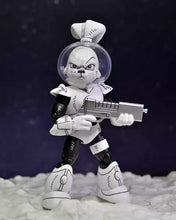 Charger l&#39;image dans la galerie, NECA TMNT Les aventures du samouraï lapin Usagi série d&#39;animation (version noir et blanc) avec casque d&#39;astronaute figurine d&#39;action à l&#39;échelle 1/12
