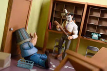 Load image into Gallery viewer, Teenage Mutant Ninja Turtles: Business Suit Casey Jones vs Foot Soldier (Split) BY NECA - BRAND TEENAGE MUTANT NINJA TURTLES
