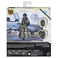 Load image into Gallery viewer, G.I. Joe 60th Anniversary Classified Series Action Pilot Halo Jumper Action Figure BY HASBRO - BRAND G.I. JOE
