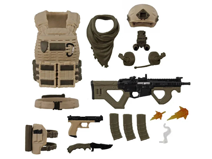 Action Force Desert Gear (Female) 1/12 Scale Accessory Set