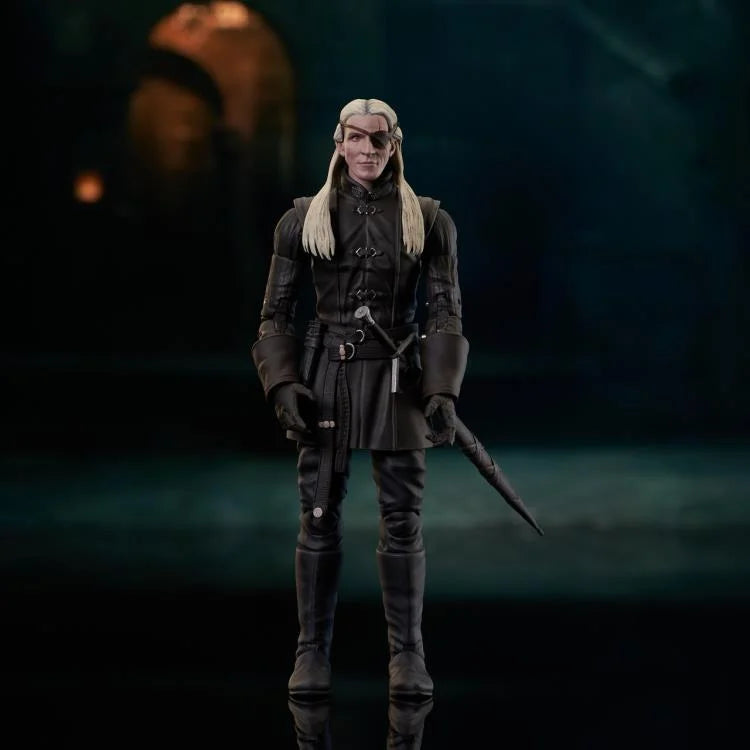 House of the Dragon Aemond Targaryen Deluxe Action Figure BY DIAMOND SELECT TOYS , GENTLE GIANT - BRAND GAME OF THRONES