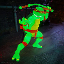 Charger l&#39;image dans la galerie, Tortues Ninja ULTIMATES ! Exclusivité Mutagen Ooze Glow - Leonardo / Michelangelo / Raphael / Donatello 
