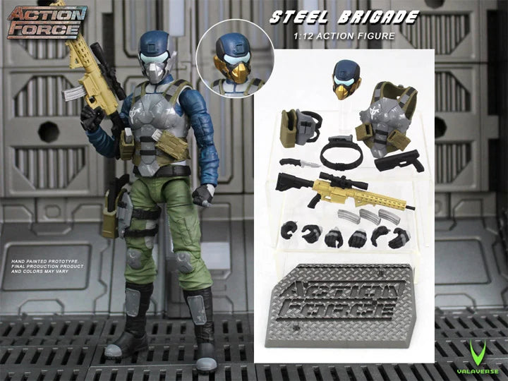 Figurine Action Force Steel Brigade (Ver. 2) à l'échelle 1/12 (figurine non incluse) 