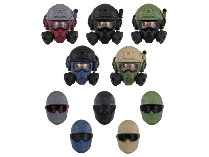 Action Force Tactical Head Gear 1/12 Scale Accessory Set