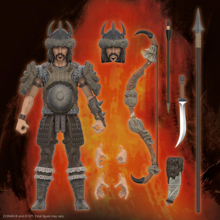 Conan the Barbarian ULTIMATES! Subotai (Battle of the Mounds) BY SUPER7 - BRAND CONAN THE BARBARIAN