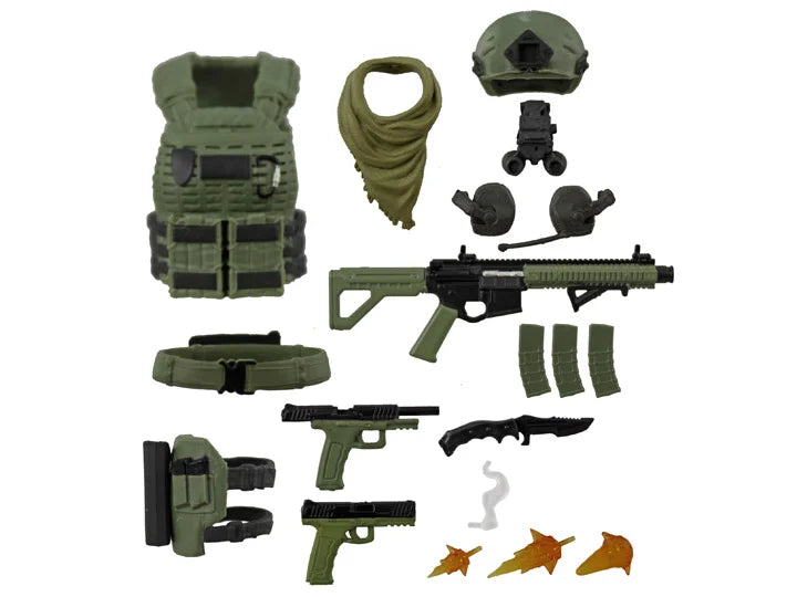 Action Force Delta Gear (Female) 1/12 Scale Accessory Set