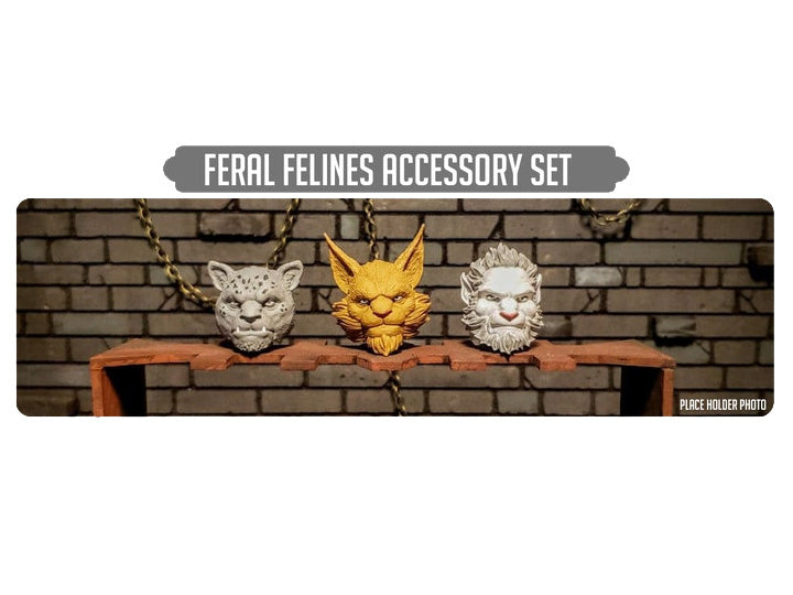 Animal Warriors of The Kingdom Primal Collection Feral Felines Head Set