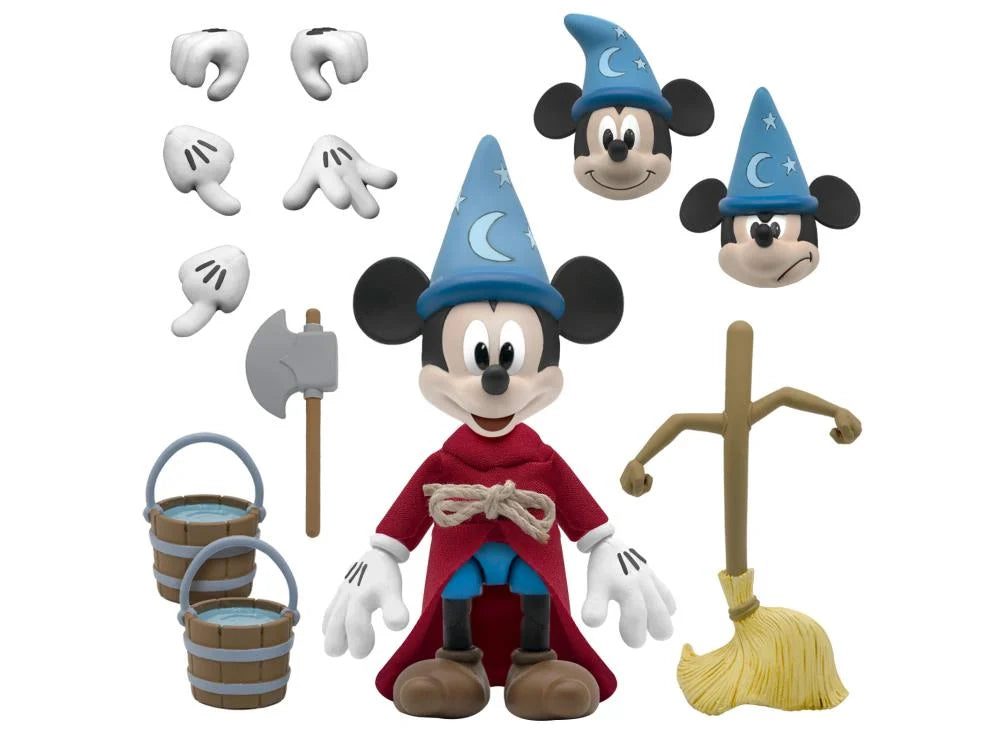 Fantasia Disney ULTIMATES ! L'apprenti sorcier Mickey Mouse PAR SUPER7 - MARQUES DISNEY, MICKEY MOUSE 