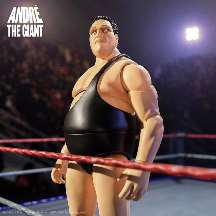 アンドレ・ザ・ジャイアント（ブラックシングレット）アルティメッツ！フィギュア BY SUPER7 - ブランド ANDRE THE GIANT 