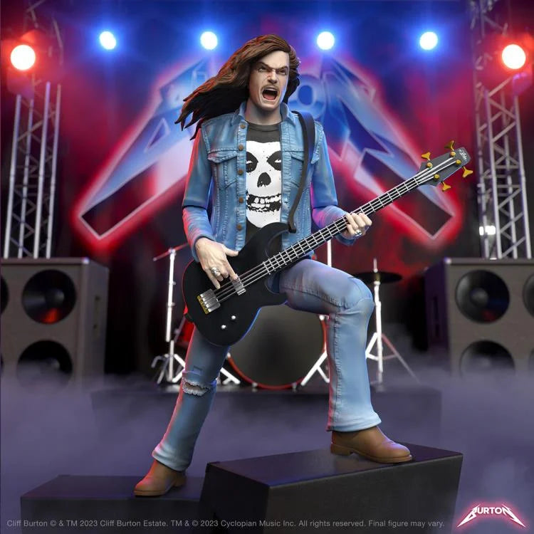 Cliff Burton ULTIMATES! Figure BY SUPER7 - BRAND CLIFF BURTON