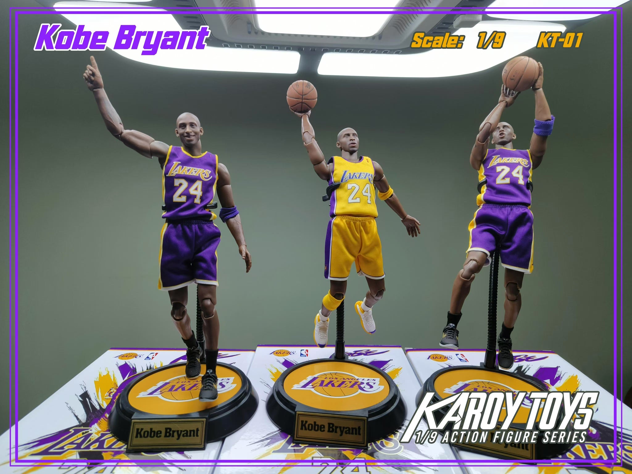 Kobe  NBA  1/9  フィギュア  ボールスター Basketball Star Kobe Bryant 1/9 Hand-held Soldier Action