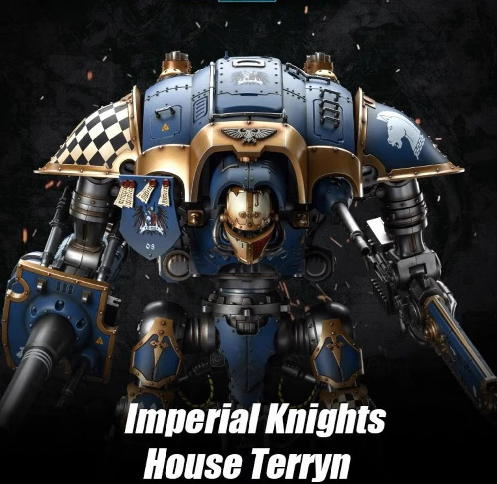 Warhammer 40K Imperial Knights House Terryn Knight Paladin 1/18 Scale Action Figure BY JOYTOY - BRAND WARHAMMER