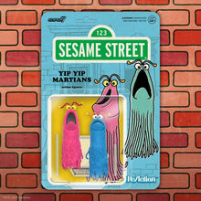 Charger l&#39;image dans la galerie, Figurine Martiens Yip Yip ReAction de Sesame Street PAR SUPER7 - MARQUE SESAME STREET 
