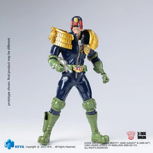 Charger l&#39;image dans la galerie, 2000 AD Exquisite Super Series Judge Dredd 1/12 Scale PX Aperçus Figurine exclusive PAR HIYA TOYS - MARQUES JUDGE DREDD, 2000 AD 
