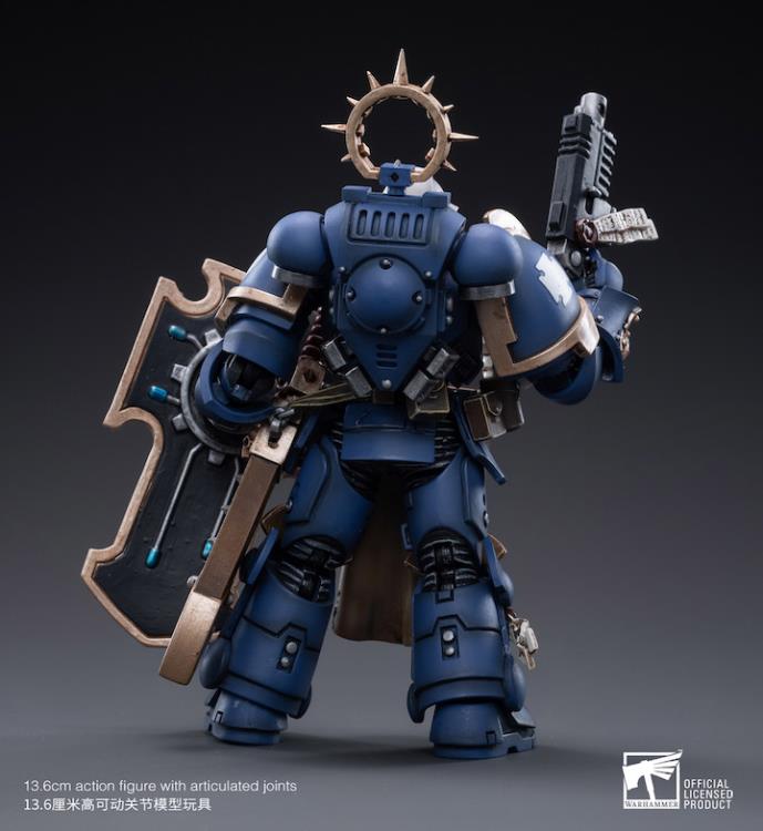 ジョイトイ JoyToy Source 1/18 『ウォーハンマー ホルスの異端』ウルトラマリーンズ MK VI 戦術部隊軍団兵  ボルター＆チェーンブレード付き 塗装済み可動フィギュア - 77figure.com