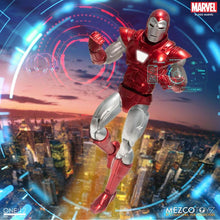 Charger l&#39;image dans la galerie, Marvel Comics One:12 Collective Iron Man (Silver Centurion) BY MEZCO TOYZ - BRAND MARVEL
