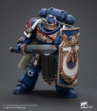 Charger l&#39;image dans la galerie, Figurine Warhammer 40K Ultramarines Victrix Guard échelle 1/18 PAR JOYTOY - MARQUE WARHAMMER 
