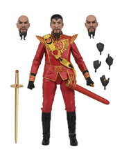 Charger l&#39;image dans la galerie, King Features Flash Gordon Ultimate Ming the Merciless (Tenue militaire rouge) PAR NECA - MARQUES FLASH GORDON, KING FEATURES 
