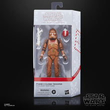 Charger l&#39;image dans la galerie, Star Wars : The Black Series Phase II Clone Trooper (édition de vacances) Exclusif PAR HASBRO - MARQUE STAR WARS 
