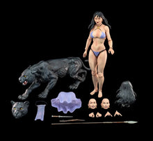 Charger l&#39;image dans la galerie, Figurine articulée Teegra Fire and Ice à l&#39;échelle 1/12 de FRAZETTA GIRLS - MARQUES FRANK FRAZETTA, FIRE AND ICE 
