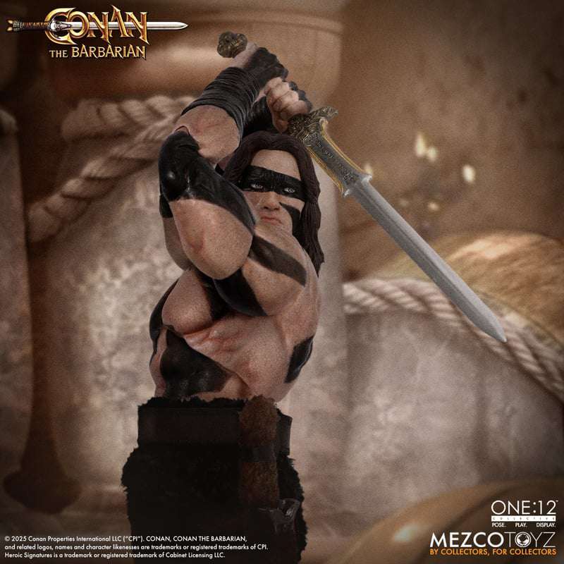 Conan the Barbarian (1982) One:12 Collective Conan (War Paint Edition) Action Figure BY MEZCO TOYZ - BRAND CONAN THE BARBARIAN