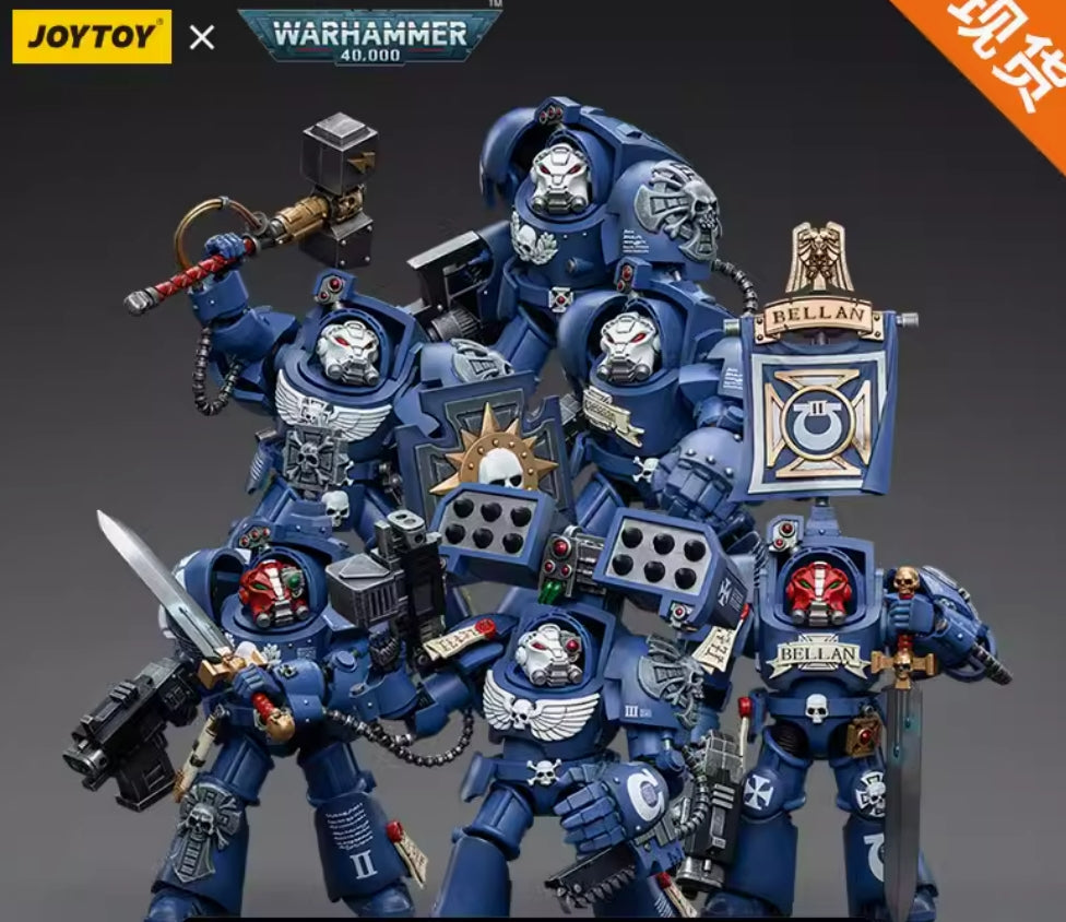 Warhammer 40K Ultramarines 1/18 Scale Action Figures Set BY JOYTOY - BRAND WARHAMMER