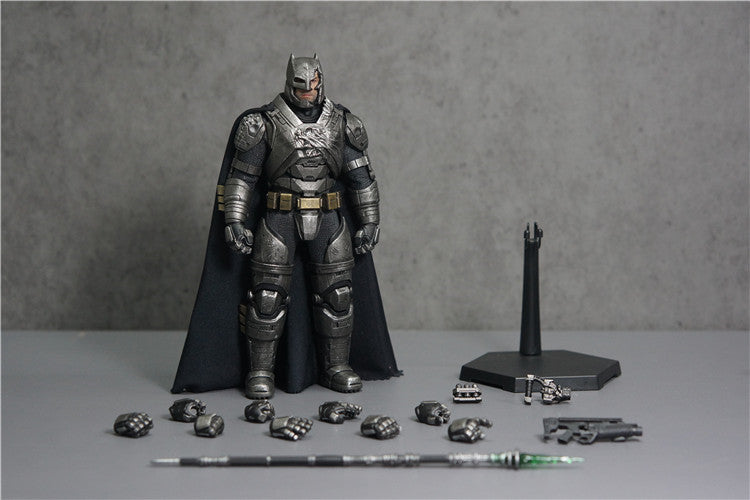 Flashback Studio 1/12 Scale M074 Batman Armor Action Figure Set Battle Damaged Version