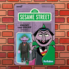 Load image into Gallery viewer, Sesame Street ReAction Count von Count Figure BY SUPER7 - BRAND SESAME STREET
