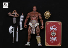 Load image into Gallery viewer, Xesray Studio Fight For Glory 7 inch action figure 1st wave  grand set Medocus The Reaper/Khnuba The Hyaena/Branthoc The Devil Fish
