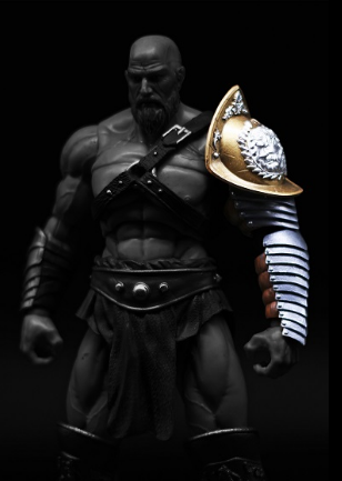 Figurine articulée 7 pouces de XesRay Studio Fight For Glory Ensemble exclusif d'armures de bras 