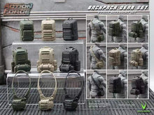 Load image into Gallery viewer, Valaverse Studio Action Force military action figure wave 1 backpack gear set
