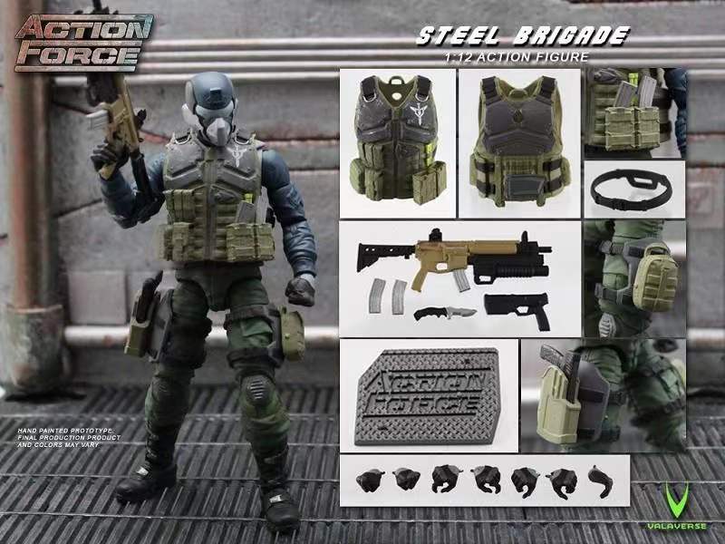 Valaverse Studio Action Force military action figure wave 1 Steel Bridge