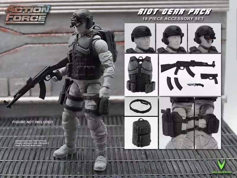 Valaverse Studio Action Force figurine militaire vague 1 Pack