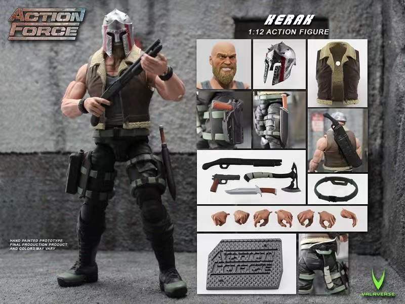 Valaverse Studio Action Force military action figure wave 1 Kerak